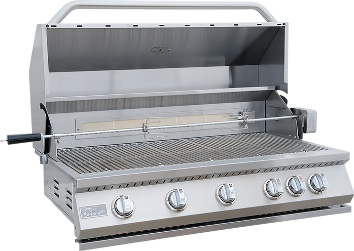 Asador Rotatorio Inox 4 Quemadores KoKoMo
