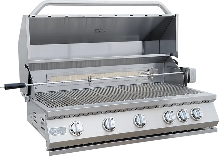 Asador Rotatorio Inox 4 Quemadores KoKoMo